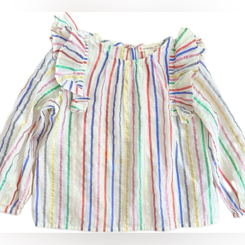 Crewcuts Colorful Striped Kids Top